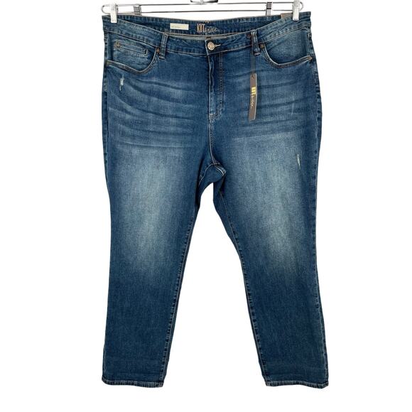 Kut from the Kloth Denim - Kut from the Kloth jeans Katy boyfriend denim blue size 24W